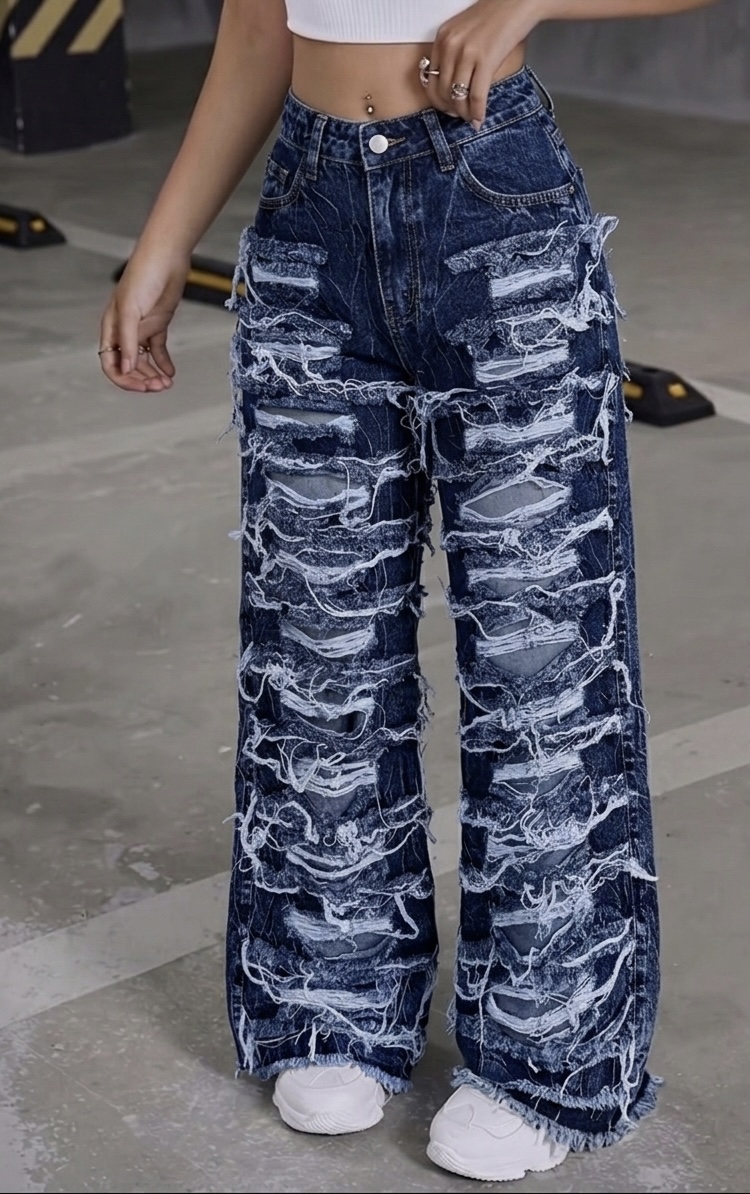 Pantalon Wide Leg Rasgado (CALIDAD PREMIUM🔥)