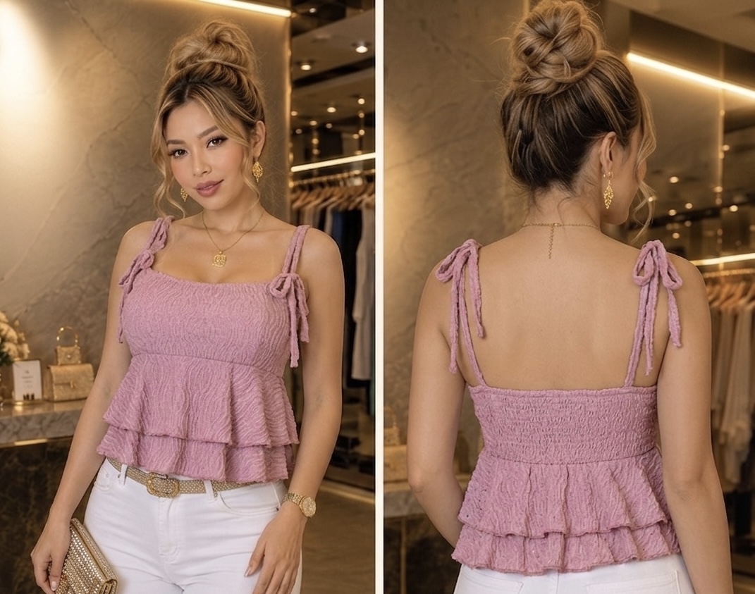 Blusa Blodier con copas