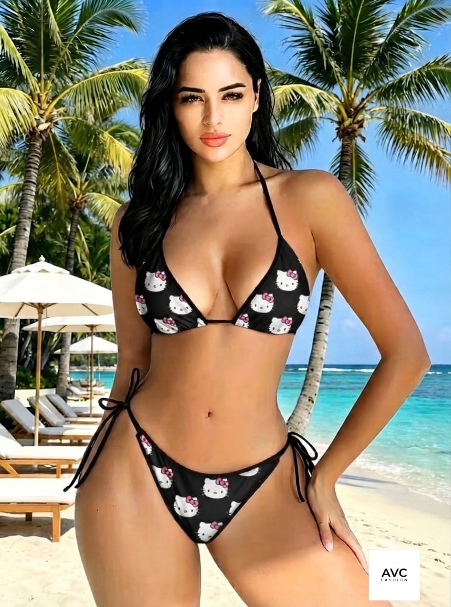 Traje de baño de 2 piezas de Hello kitty ✨