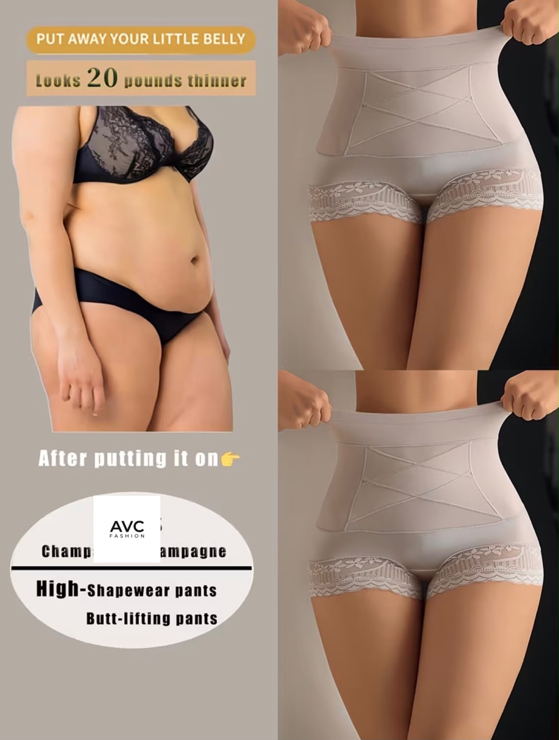 Bragas moldeadoras de cintura alta con control abdomen, perfectas para el soporte del vientre posparto, entrenamientos, yoga y salir.