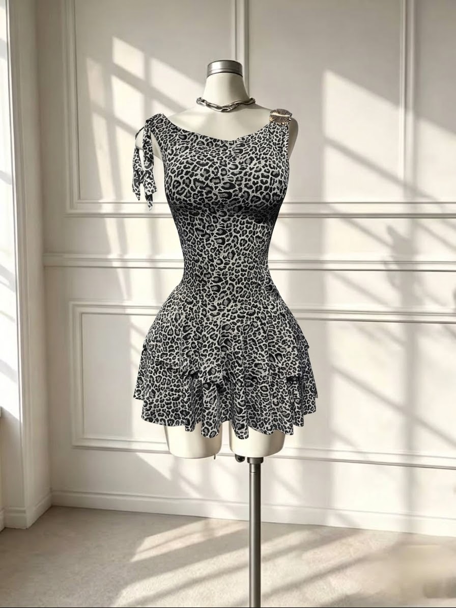 Vestidos Cortos Animal Prink