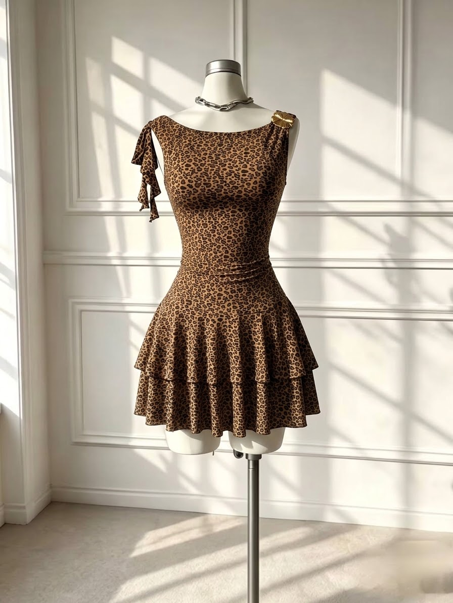 Vestidos Cortos Animal Prink